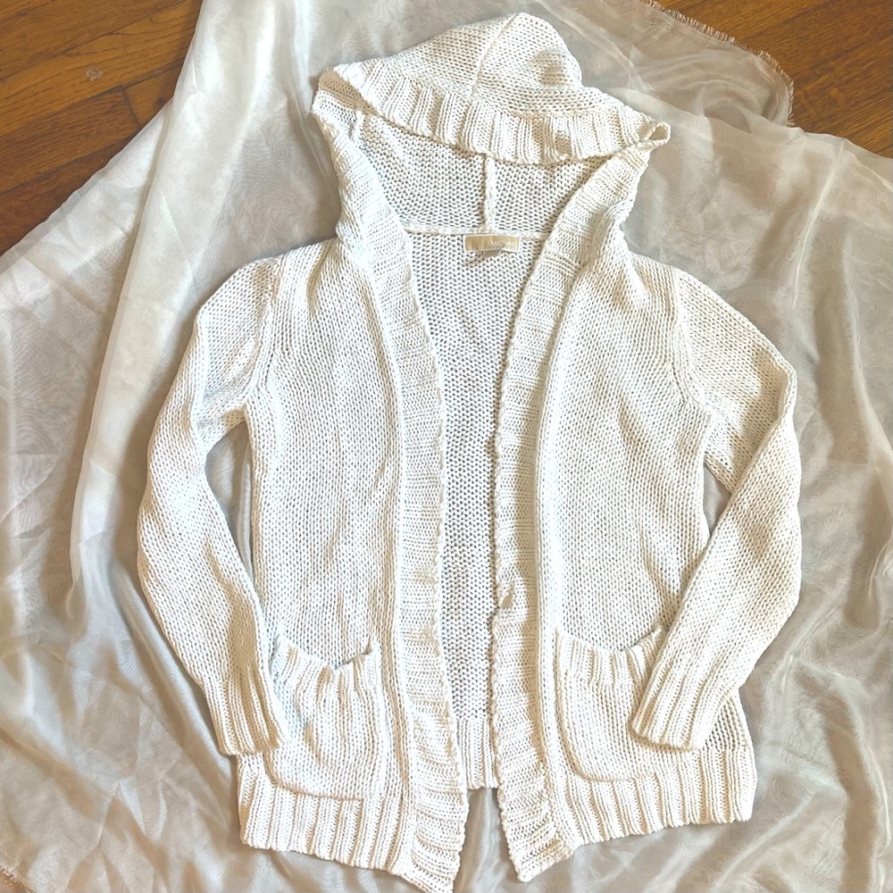 Michael MK White Cardigan